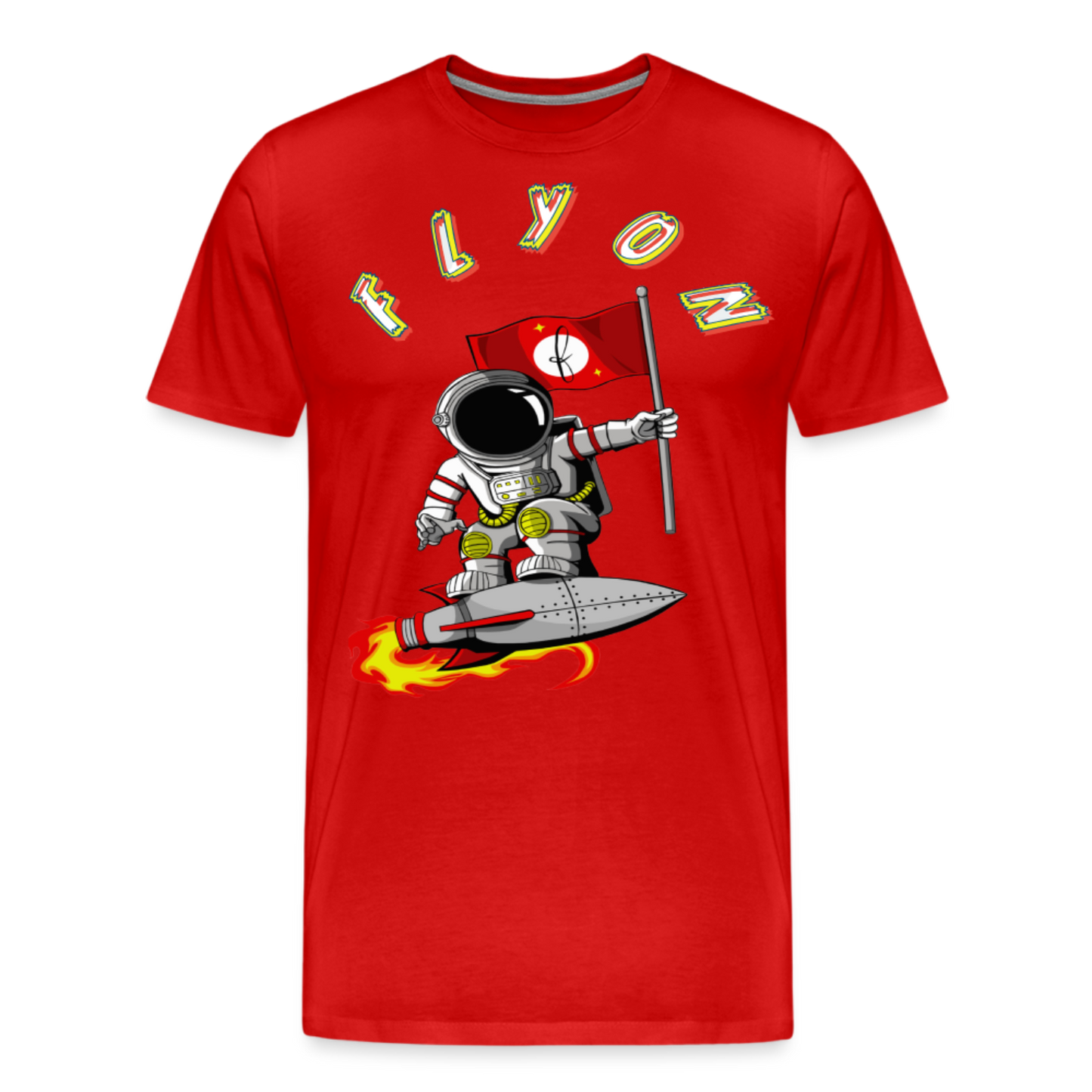 Flyon Astro T-Shirt - red